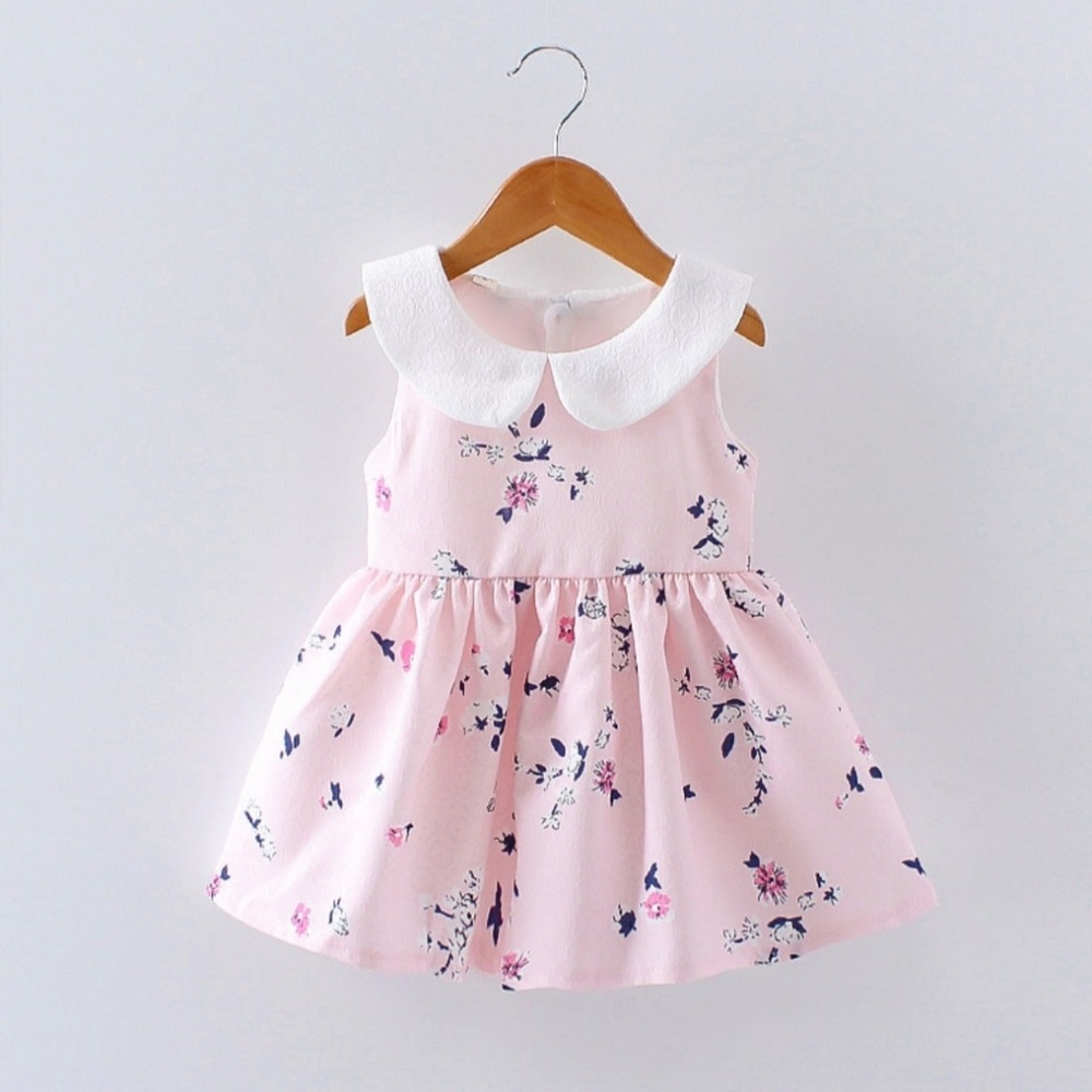 Pink Summer Sleeveles Dress
